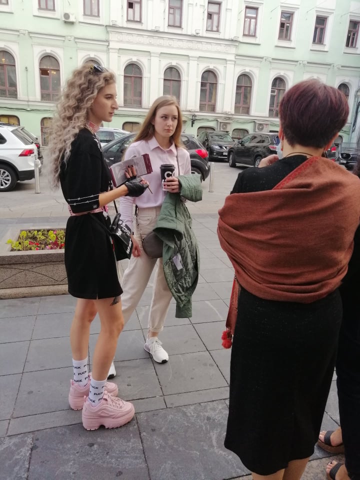 В День знаний РГБИ провела уличную рекламную акцию «Приглашаем в РГБИ» 